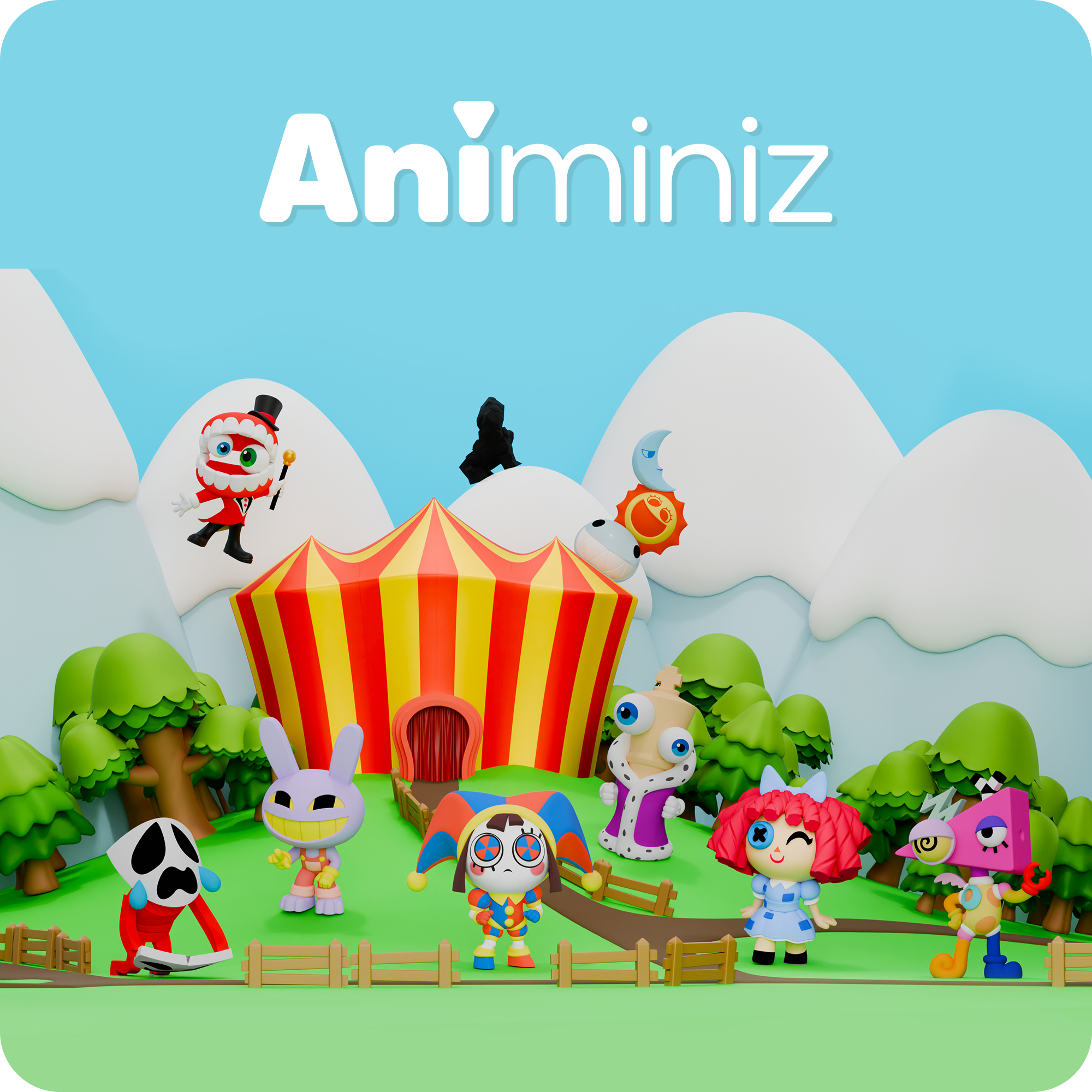 Digital Circus Animiniz: Main Character Series Blindbox