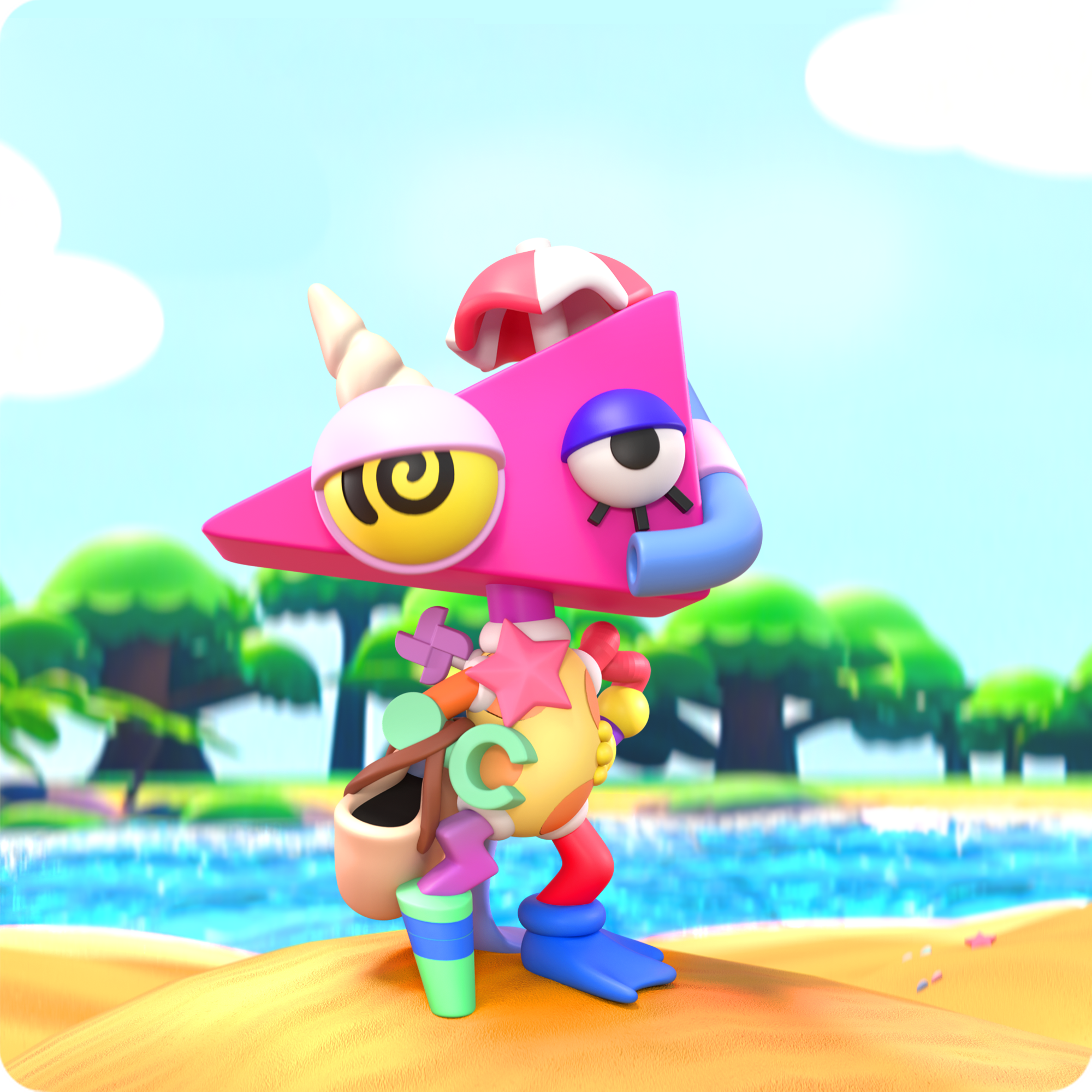 Digital Circus Animiniz: Beach Vacation Series Blindbox