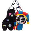 Pomni & Abstraction Magnetic Plush Keychains