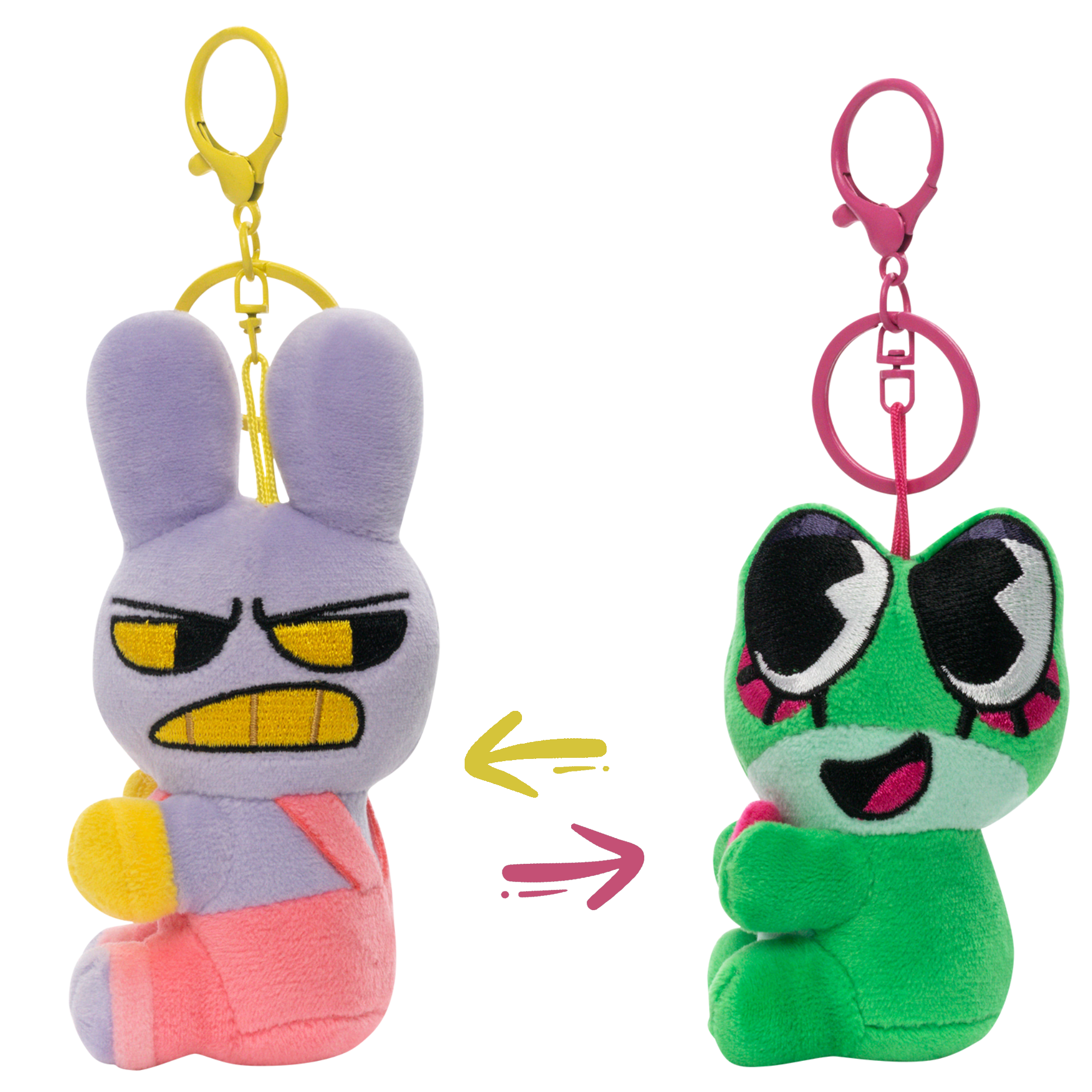 Jax & Ribbit Magnetic Plush Keychains