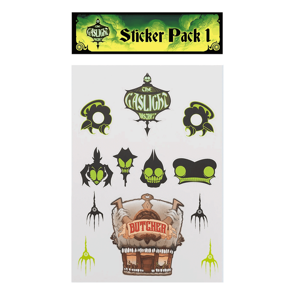 Gaslight District Sticker Set