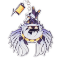 J Hang Tail Keychain