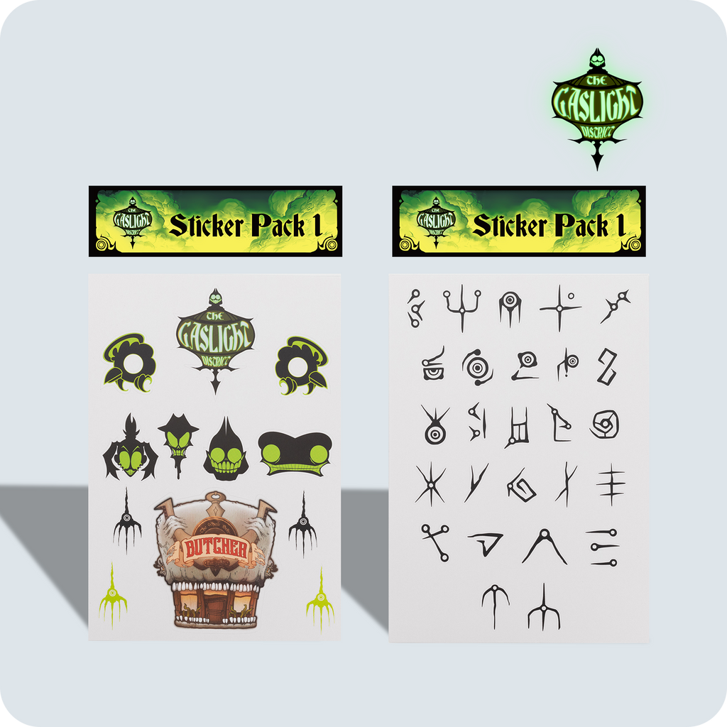 Gaslight District Sticker Set