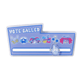 Sliding Vote Pin