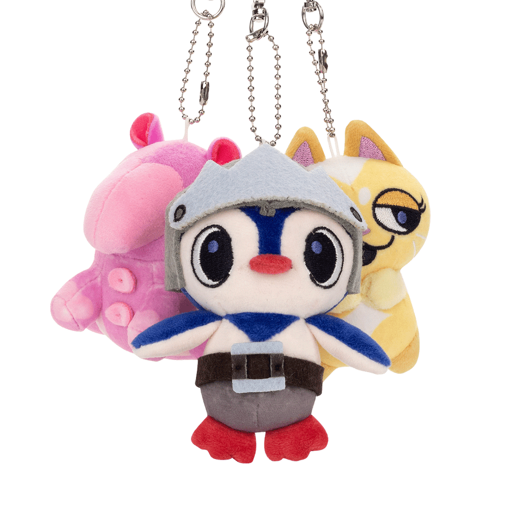 Space Trio Plush Keychains
